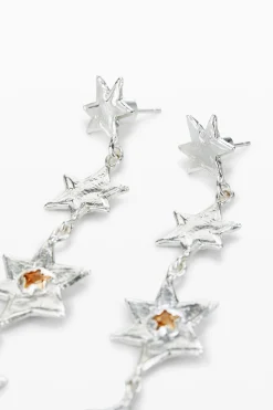 Zalio star cascade earrings
